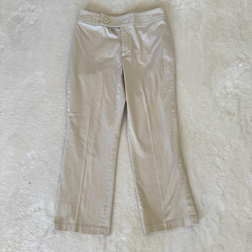 Dress Barn Dress Capri Pants Stone Cream Color Size 6